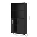 Ver imagem 2 de Armario com 3 Prateleiras Etios Preto Onix