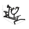 Máquina Remada Sentada Articulada para Musculação Yangfit - 3