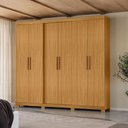 Ver imagem 1 de Roupeiro 240cm 6 Portas 4 Gavetas sem Espelho - Ssx Multicoisas