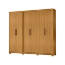 Ver imagem 2 de Roupeiro 240cm 6 Portas 4 Gavetas sem Espelho - Ssx Multicoisas