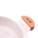 Ver imagem 3 de Frigideira Branca Antiaderente Marmorizada Javali Am 30cm 2102JAV