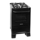 Ver imagem 2 de Fogão Max Glass 4 Queimadores Preto Bivolt Fgvmg410pt