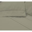 Ver imagem 1 de Jogo de Cama Lençol 400 Fios Queen P. Palito 4 Pçs Bege Casa Dona