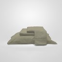 Ver imagem 2 de Jogo de Cama Lençol 400 Fios Queen P. Palito 4 Pçs Bege Casa Dona