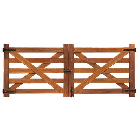 Porteira de Madeira Modelo Reta 003