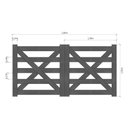 Ver imagem 2 de Porteira de Madeira Modelo Reta 003