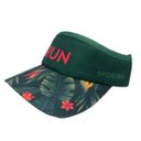 Ver imagem 2 de Viseira Running Com Faixa Elástica Run Sportbr Folhas Verde
