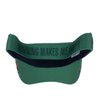 Viseira Running Com Faixa Elástica Run Sportbr Folhas Verde - 3