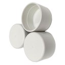 Ver imagem 1 de Ponteira Plastica Externa 7/8" 2,2cm Branca (24un)