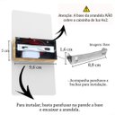 Ver imagem 5 de 2 Arandela Interna Sala Acrilico Jateado Led Integrado Lup95