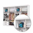 Ver imagem 6 de Closet Casal Duplo Lu 8 Portas 4 Gavetas