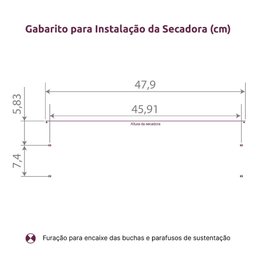 Secadora Mueller Sun - 8kg com Design Moderno e 6 Cabides - Praticidade e Estilo - 6
