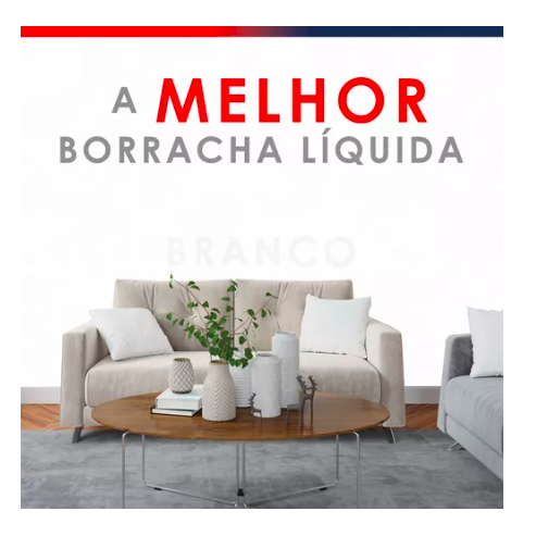 Tinta Solução Total Borracha Liquida 3,6l Decorcolors Branco - 8