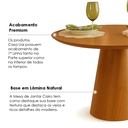 Ver imagem 4 de Mesa de Jantar Redonda Laminado em Madeira 90cm Cairo