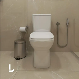 Kit Flex Bacia Sanitária Acoplada com Caixa e Assento Kp380 Deca Branco - 2