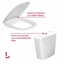 Ver imagem 7 de Kit Flex Bacia Sanitária Acoplada com Caixa e Assento Kp380 Deca Branco