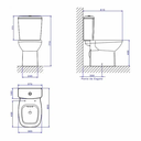 Ver imagem 5 de Kit Flex Bacia Sanitária Acoplada com Caixa e Assento Kp380 Deca Branco