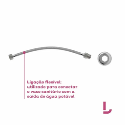 Kit Flex Bacia Sanitária Acoplada com Caixa e Assento Kp380 Deca Branco - 9