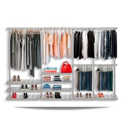 Guarda roupa closet aramado aberto armário modulado roupeiro 3,10 BR - 1