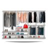 Guarda roupa closet aramado aberto armário modulado roupeiro 3,10 BR - 1