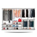 Ver imagem 1 de Guarda roupa closet aramado aberto armário modulado roupeiro 3,10 BR