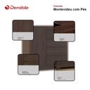 Ver imagem 4 de Cômoda Montevideu Café Touch com Pés - Demóbile