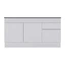 Ver imagem 2 de Balcão Cozinha Gabinete Pia 150 Cm 3 Portas 1 Gaveta Branco