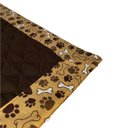Ver imagem 2 de Tapete Higiênico Pet Impermeável Escuro Marrom Médio Reutilizável Lavável: Unicórnio Rosa