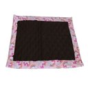 Ver imagem 4 de Tapete Higiênico Pet Impermeável Escuro Marrom Médio Reutilizável Lavável: Unicórnio Rosa
