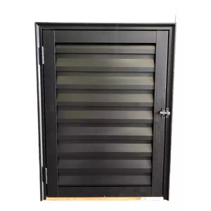 Portinhola Abrigo Alçapão 80x60 Alumínio Preto Linha 25