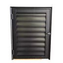 Ver imagem 1 de Portinhola Abrigo Alçapão 80x60 Alumínio Preto Linha 25