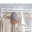 Ver imagem 2 de Rack Spaateira Arara Roupa Sapato Tenis 4 Andares Porta Objeto Gancho Organizador Pendurar Multiuso