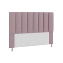 Ver imagem 2 de Cabeceira Estofada Cama Box Casal 1,60m Carla Suede Rosê