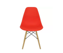 Ver imagem 4 de Kit 8 Cadeiras Charles Eames Eiffel Vermelha Base Madeira Sala Cozinha Jantar - Bering