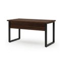 Ver imagem 5 de Mesa Escritório Pé Quadro 1,50x0,60m - s/ Gavetas - Marsala/Preto - 25472