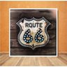 Kit Placas decorativas Route 66 Harley Davidson 04 Placas - 4