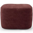 Ver imagem 6 de Puff Decorativo Orgânico para Sala Quarto Saori W01 Linho Bordo - Lyam Decor