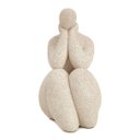 Ver imagem 2 de Escultura Decorativa Mulher em Polirresina Bege - Mart
