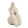 Escultura Decorativa Mulher em Polirresina Bege - Mart - 1