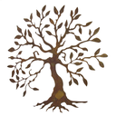 Ver imagem 1 de Quadro Árvore da Felicidade em Chapa de Aço