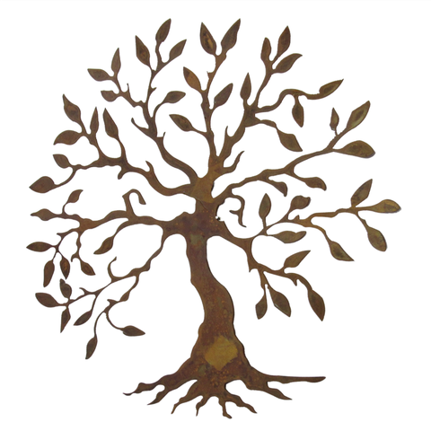 Quadro Árvore da Felicidade em Chapa de Aço