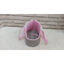 Ver imagem 3 de Bolsa de Cachorro Alça Almofada Removível Porta Caca Pet Transporte Mochila para Passeio G