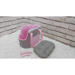 Bolsa de Cachorro Alça Almofada Removível Porta Caca Pet Transporte Mochila para Passeio G - 4
