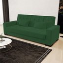 Ver mais imagens de Sofá Cama Decorativo 210cm Beesley Veludo Verde - Gran Belo