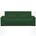 Ver imagem 4 de Sofá Cama Decorativo 210cm Beesley Veludo Verde - Gran Belo