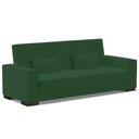 Ver imagem 1 de Sofá Cama Decorativo 210cm Beesley Veludo Verde - Gran Belo