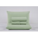Ver imagem 1 de Lençol Cama Box Casal 200 Fios 4 Peças Conjunto com Virol 100% Algodão:verde