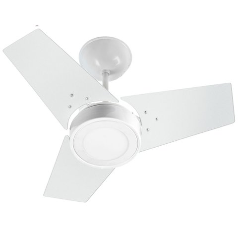 Ventilador de Teto Fit LED Plq 3 Pás Branco 220V Ventidelta
