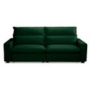 Ver imagem 1 de Sofá Retrátil e Reclinável 2 Lugares 2,60m Andreza Veludo Lansofbr