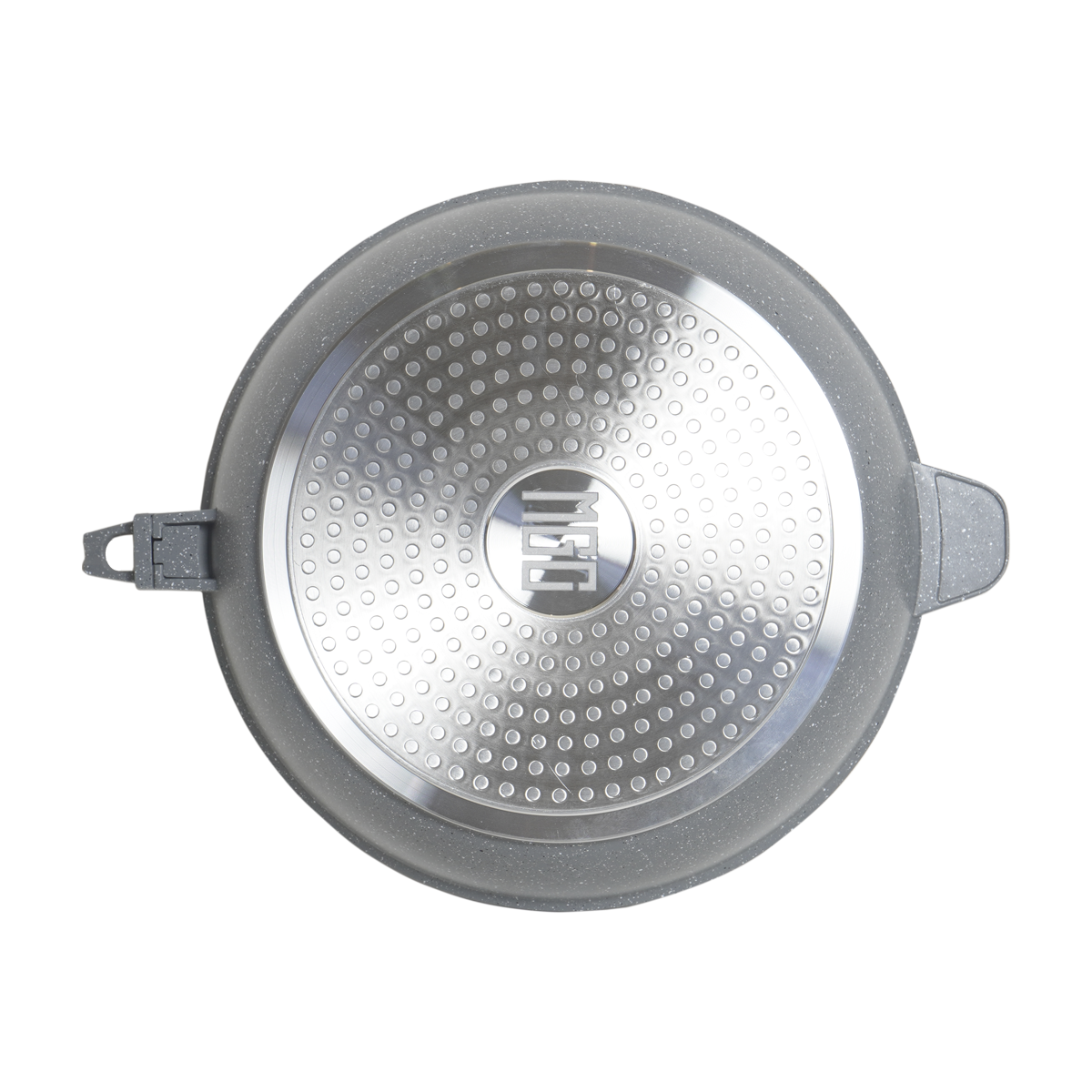 Frigideira Forno/fogão Antiaderente Revestimento Mármore Cerâmico 28cm Cinza Cabo Removível - 10